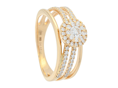 Smycken, RING, 18K guld