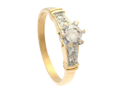 Smycken, RING, 14K guld