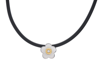 Smycken, COLLIER, 18K vitguld/guld