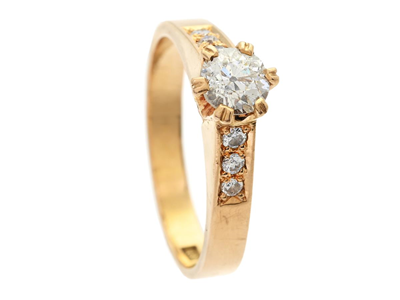 Smycken, RING, 18K guld