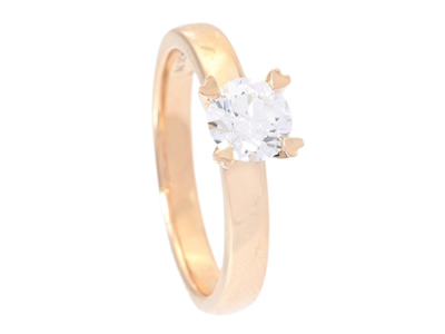 Smycken, ENSTENSRING, 18K guld