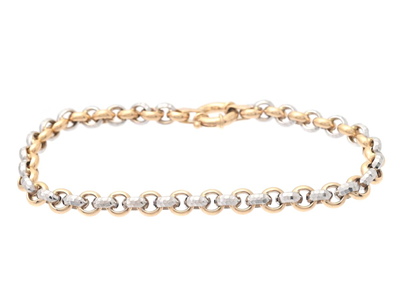 Smycken, ARMBAND, 18K guld/vitguld