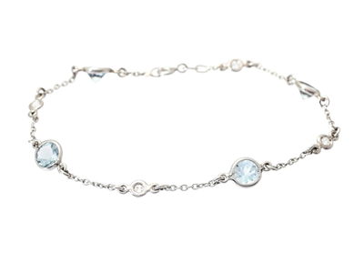 Smycken, ARMBAND, 18K vitguld