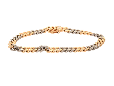 Smycken, ARMBAND, 18K guld/vitguld