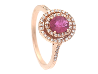 Smycken, RING, 18K roséguld
