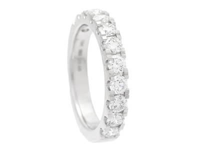 Smycken, ALLIANSRING, 18K vitguld