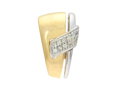 Smycken, HÄNGE, 18K guld/vitguld