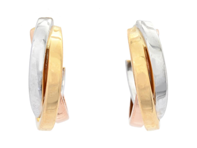 Smycken, ÖRHÄNGEN, 18K guld/vitguld/roséguld