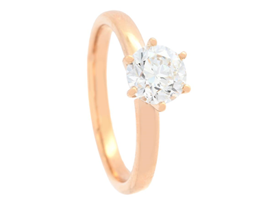 Smycken, ENSTENSRING, 18K guld