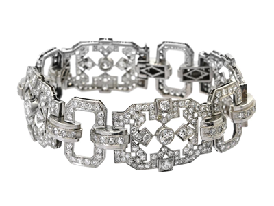 Smycken, ARMBAND, platina