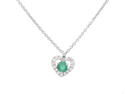 Smycken, COLLIER, 18K vitguld