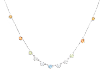 Smycken, COLLIER, 18K vitguld