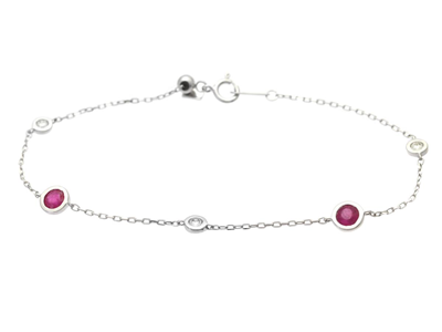 Smycken, ARMBAND, 18K vitguld