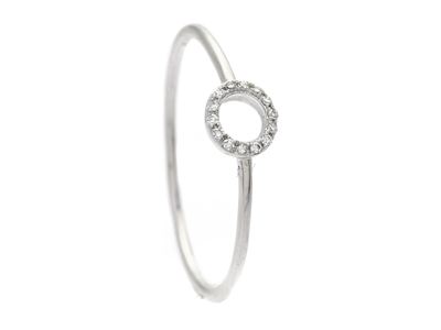 Smycken, RING, 18K vitguld