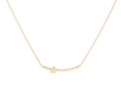 Smycken, COLLIER, 18K guld med stjärna