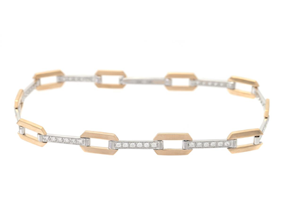 Smycken, ARMBAND, 18K guld/vitguld