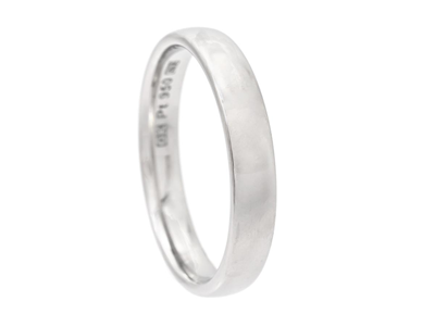 Smycken, SLÄT RING, platina 950