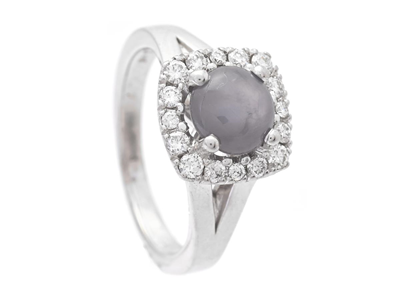 Smycken, RING, 18K vitguld