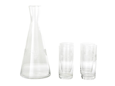 Glas, REIJMYRE, antik karaff