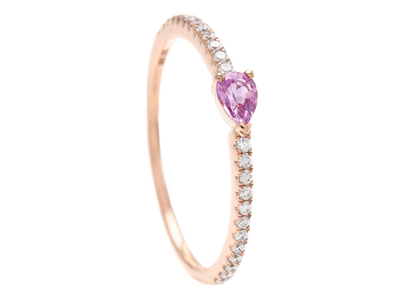Smycken, RING, 18K roséguld