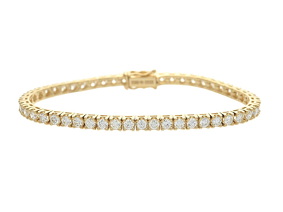 Smycken, TENNISARMBAND, 18K guld