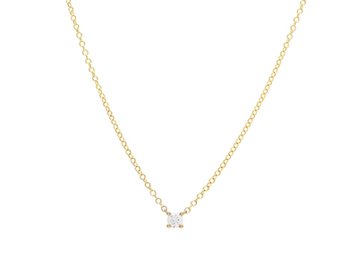 Smycken, ENSTENSCOLLIER, 18K guld