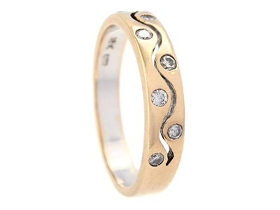 Smycken, RING, 18K guld