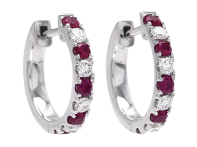 Smycken, ÖRRINGAR, 18K vitguld