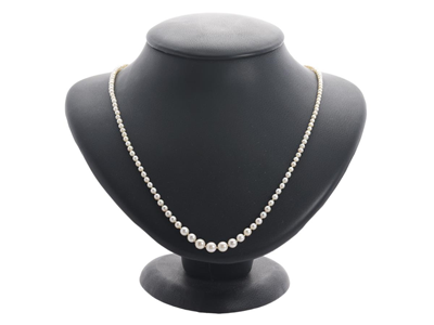 Smycken, PÄRLCOLLIER, odlade pärlor