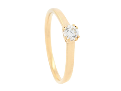 Smycken, ENSTENSRING, 18K guld