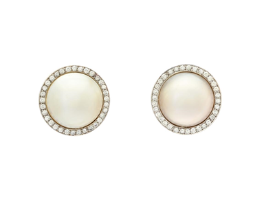 Smycken, ÖRHÄNGEN, 18K vitguld