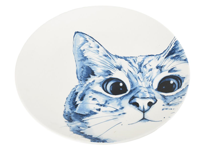 Keramik, VÄGGTALLRIK, porslin