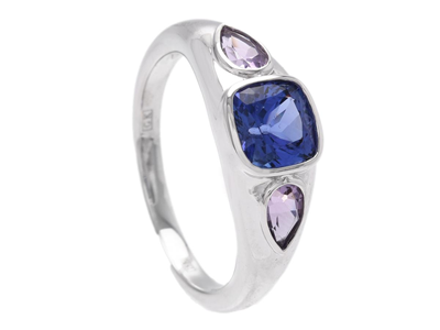 Smycken, RING, 18K vitguld