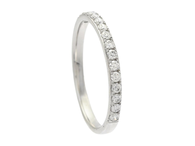 Smycken, ALLIANSRING, 18K vitguld