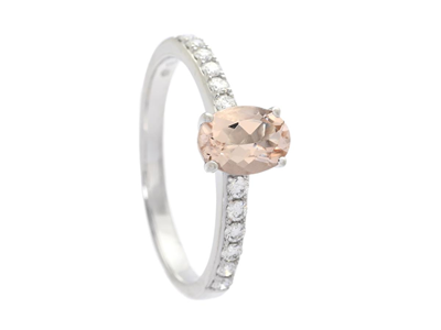 Smycken, RING, 18K vitguld