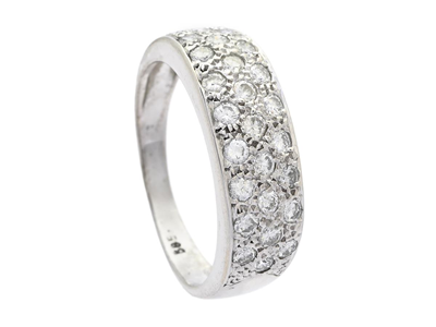 Smycken, RING, 14K vitguld