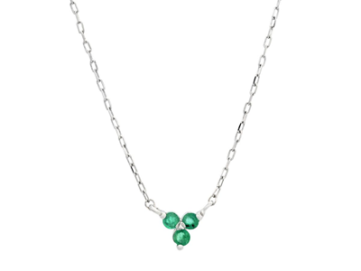 Smycken, COLLIER, 18K vitguld