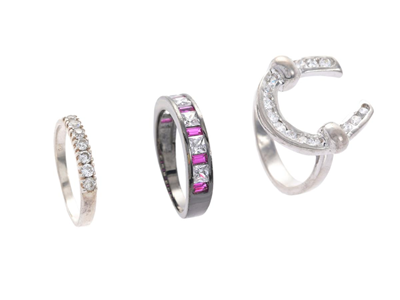 Smycken, SMYCKESET, 3 st ringar