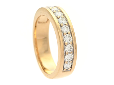 Smycken, ALLIANSRING, 18K guld