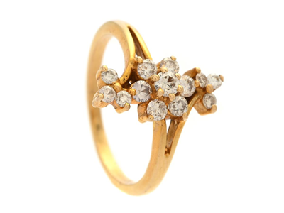 Smycken, RING, 18K guld