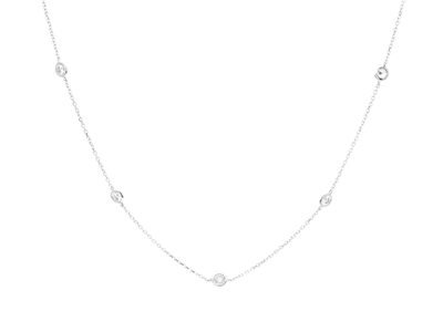 Smycken, COLLIER, 18K vitguld