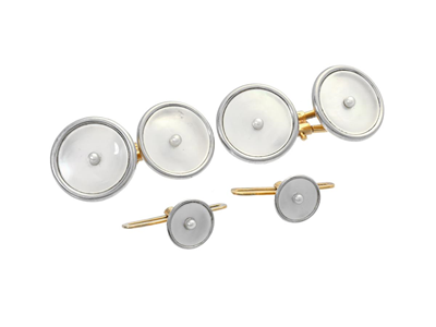 Smycken, MANSCHETTKNAPPAR & frackknappar, 18K guld