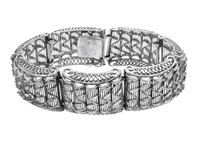 Smycken, ARMBAND, silver