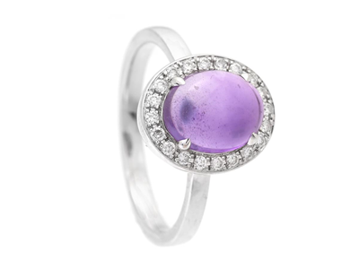 Smycken, RING, 18K vitguld