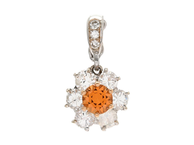 Smycken, HÄNGE, 18K vitguld