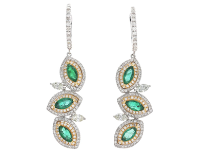 Smycken, ÖRHÄNGEN, 18K guld