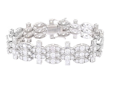 Smycken, ARMBAND, 18K vitguld