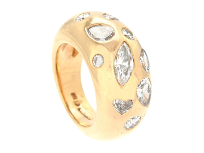 Smycken, RING, 18K guld