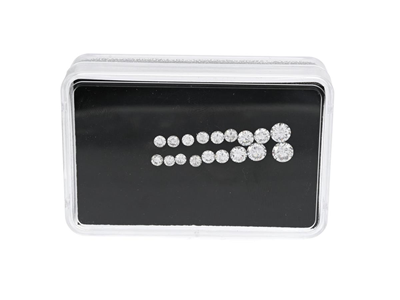 Ädelstenar, DIAMANTER, briljantslipade 2,28 ctv