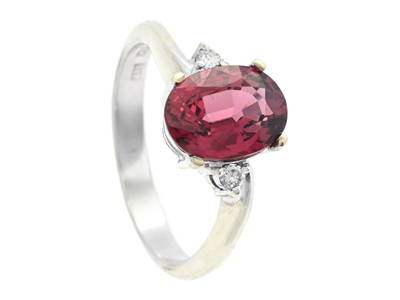 Smycken, RING, 18K vitguld